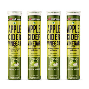 APPLE CIDER VINEGAR effervescent x 4 (green apple)