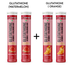 GLUTATHIONE Effervescent x 4 (2 Orange + 2 Watermelon)